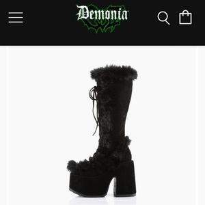 Demonia Goth Punk Platform Boots 8